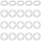 20 Pack 8 Inch Wire Wreath Frame, Round Green Metal Wreath Frame, Floral Crafts Wreath Form for DIY Christmas Wedding Party
